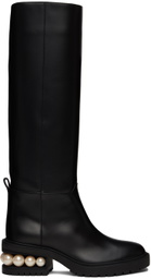 Nicholas Kirkwood Black Casati Riding Boots