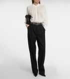 Nili Lotan - Miles cotton voile blouse