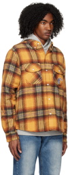 Billionaire Boys Club Orange Check Shirt