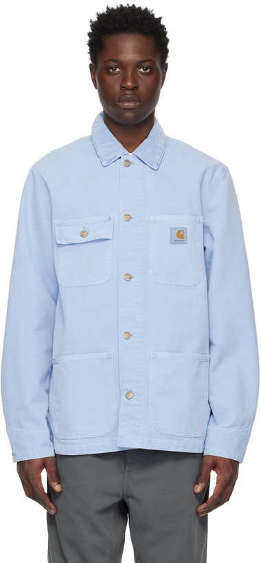 Photo: Carhartt Work In Progress Blue Michigan Jacket