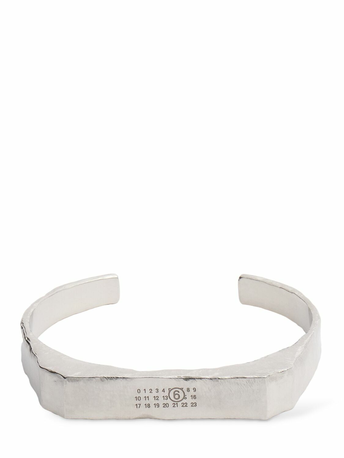 アクセサリー Maison Margiela MM6 Logo Cuff Bracelet MM6 Maison Margiela: Logo Bracelet | SSENSE