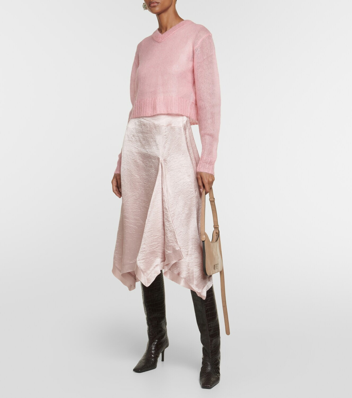 Acne Studios Open mohair-blend sweater Acne Studios