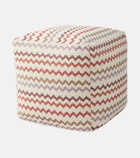 Missoni Capri Zigzag bouclé pouf