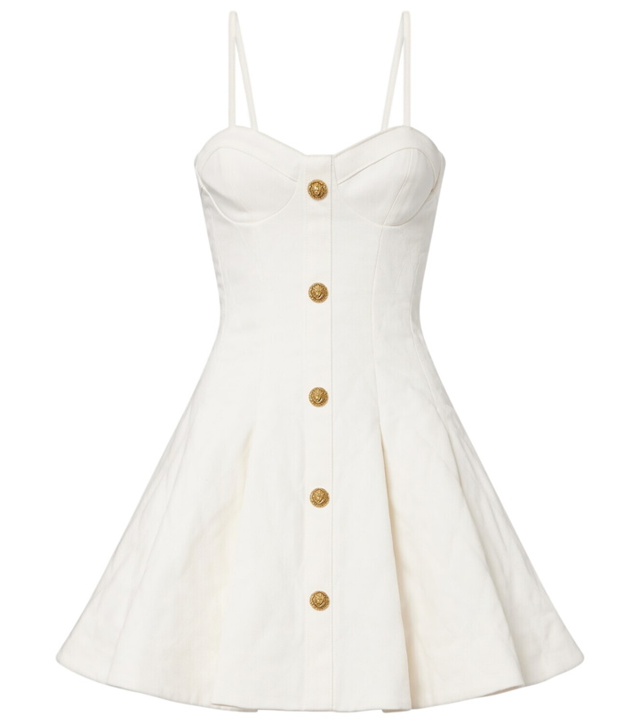 Photo: Balmain Denim minidress