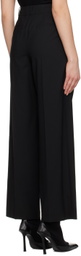 Juun.J Black Pintuck Trousers