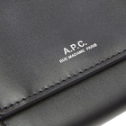 A.P.C. Men's Lois Compact Card Wallet in Black