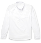 Save Khaki United - Button-Down Collar Cotton Half-Placket Shirt - White