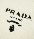 Prada Logo wool, silk and cashmere cushion