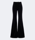 Costarellos Avice cotton velvet flared pants