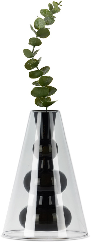 Photo: Tom Dixon Black Bump Cone Vase