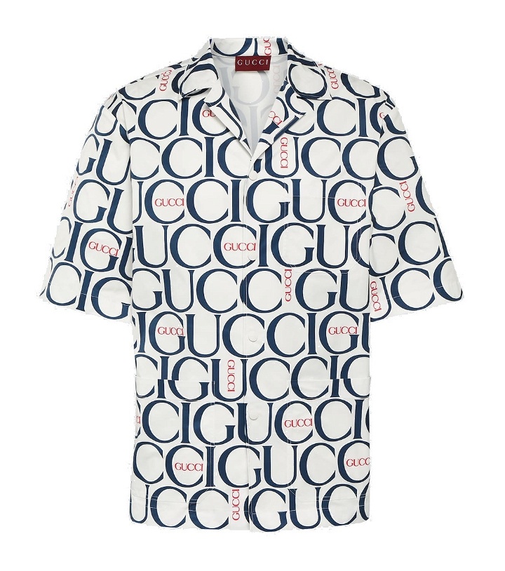 Photo: Gucci Logo bowling shirt