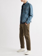 Officine Générale - Nate Slim-Fit Cotton and Lyocell-Blend Sweater - Blue