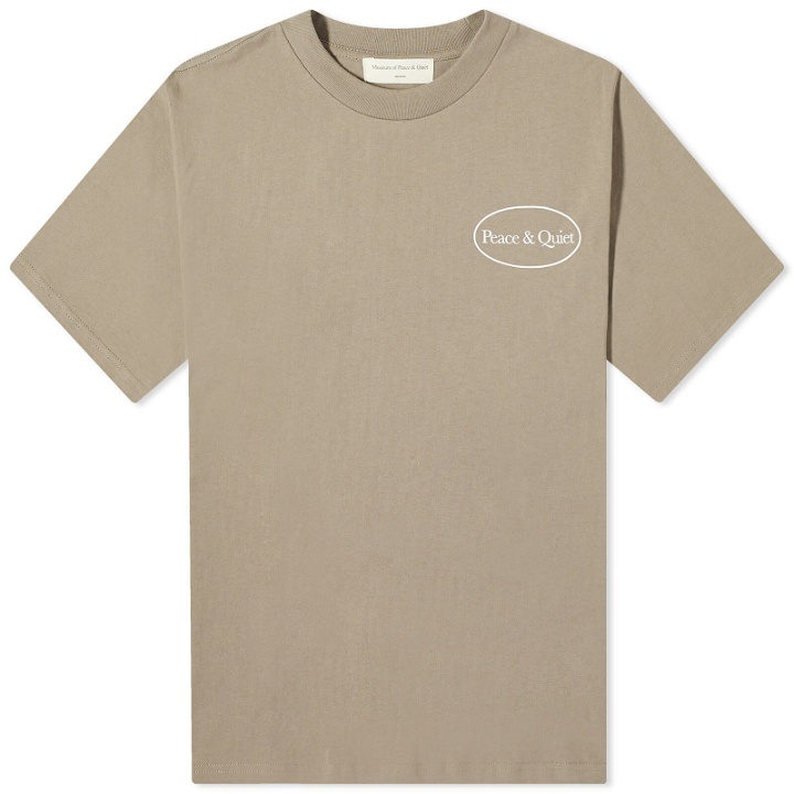 Photo: Museum of Peace and Quiet Men's Museum Hours T-Shirt in Clay