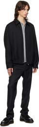 Comme des Garçons Homme Black Wool Bomber Jacket
