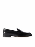 Brioni - Appia Leather Penny Loafers - Black
