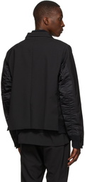 Sacai Black Polyester Jacket