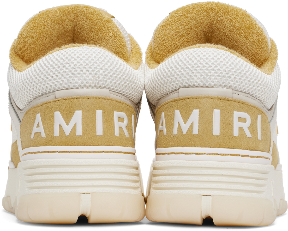 【関税込み】AMIRI ホワイト&イエロー MA-1 スニーカー AMIRI White & Yellow MA-1 Sneakers Amiri