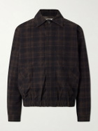 Jeanerica - Jean Brown Checked Cotton and Wool-Blend Jacket - Brown