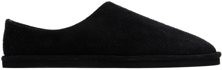 Photo: AURALEE Black Suede Slippers