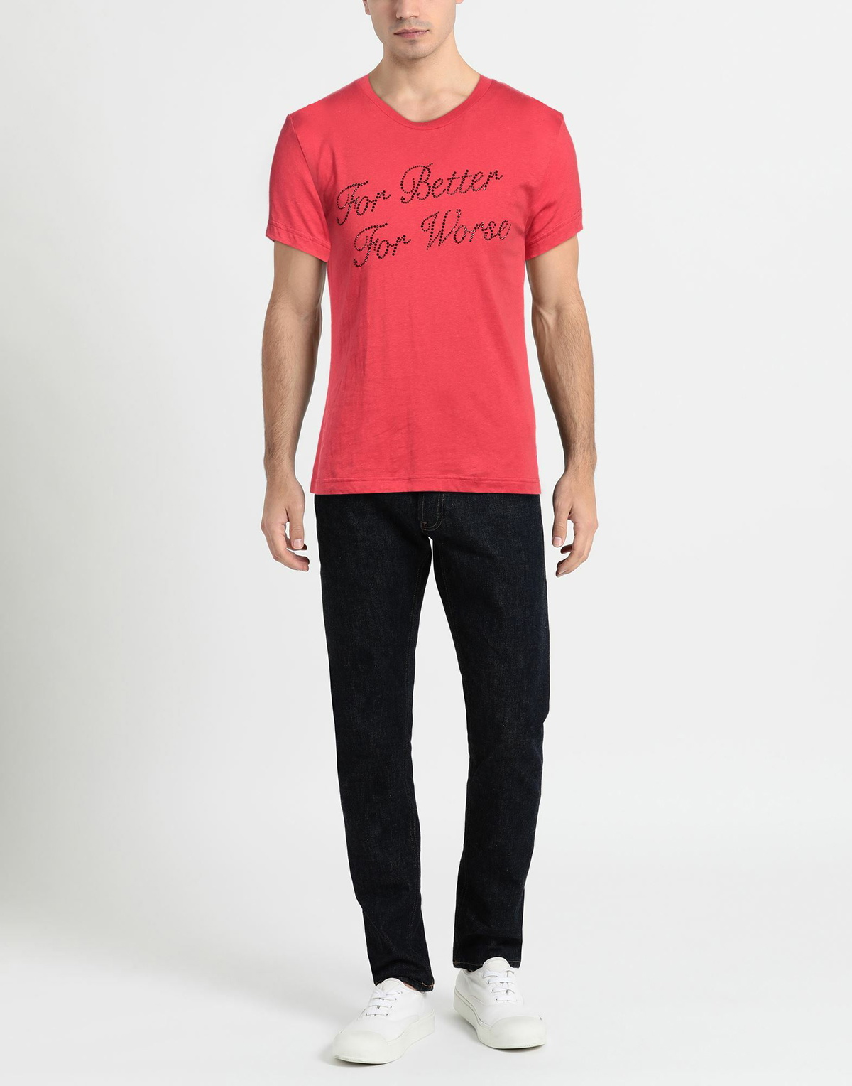 Acne Studios Mens T-shirt in Tomato red