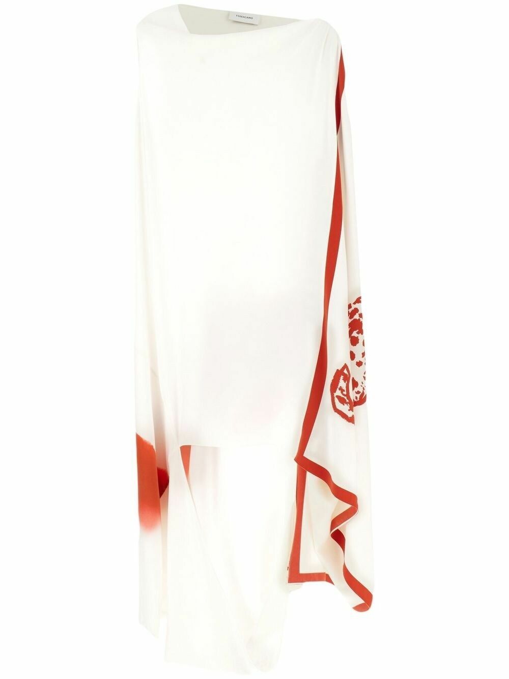 【関税&送料込】Salvatore Ferragamo White Stretch Crepe Dres White Crepe mini dress | FERRAGAMO | NET-A-PORTER
