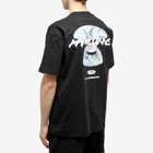 Men's AAPE Graffiti Ble Camo T-Shirt in Black