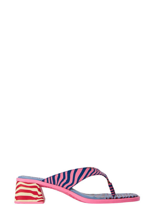 Photo: CAMPER Striped Block Heel Sandals