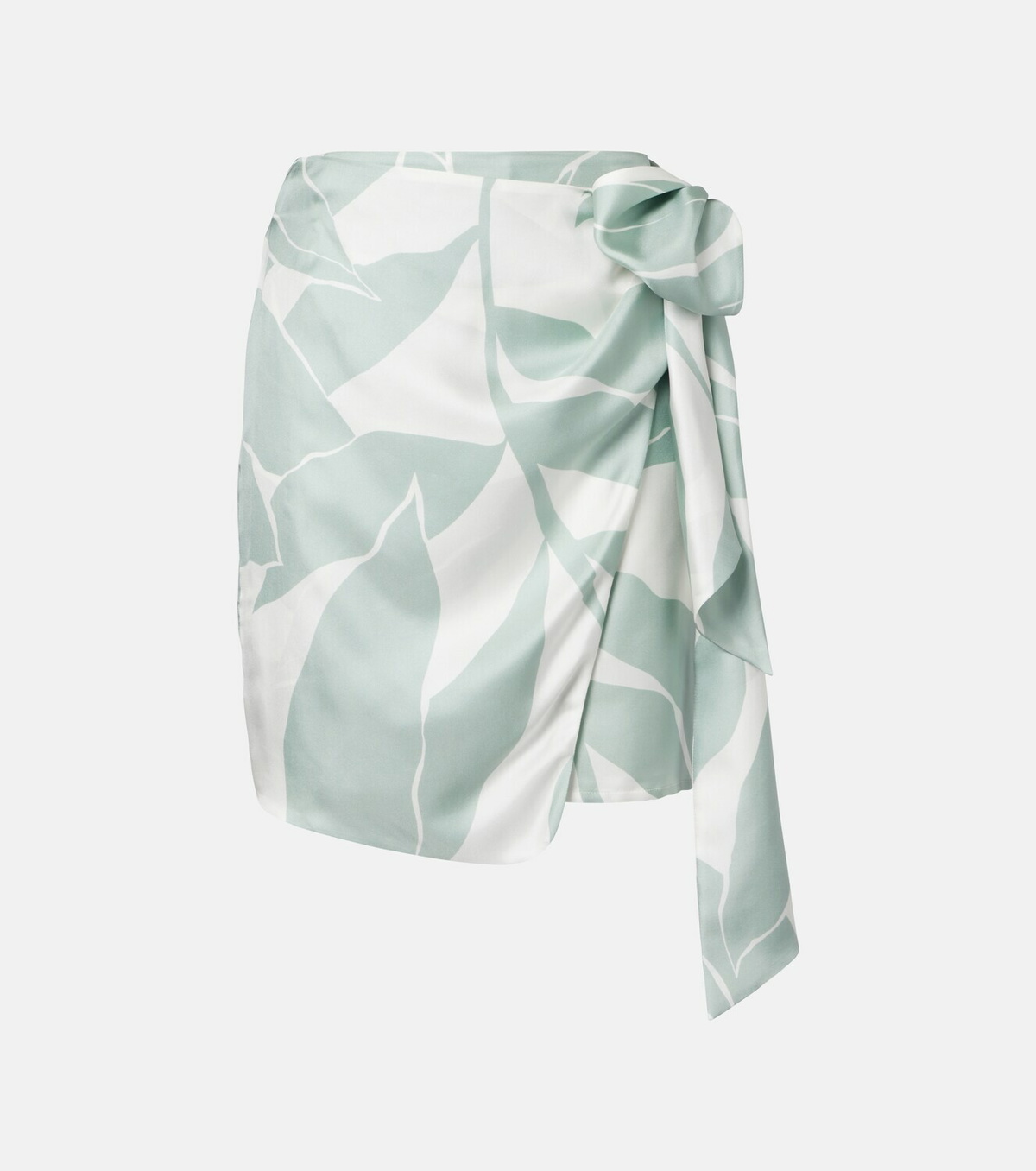 Max Mara Strano printed silk twill miniskirt