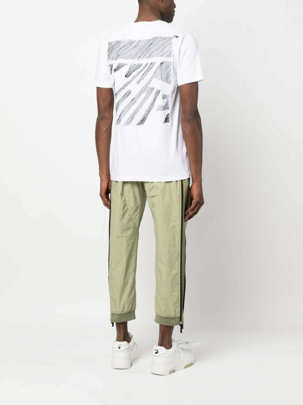 OFF-WHITE - Diagonal Pocket Cotton T-shirt