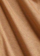 Herno Fine-knit Polo top Camel
