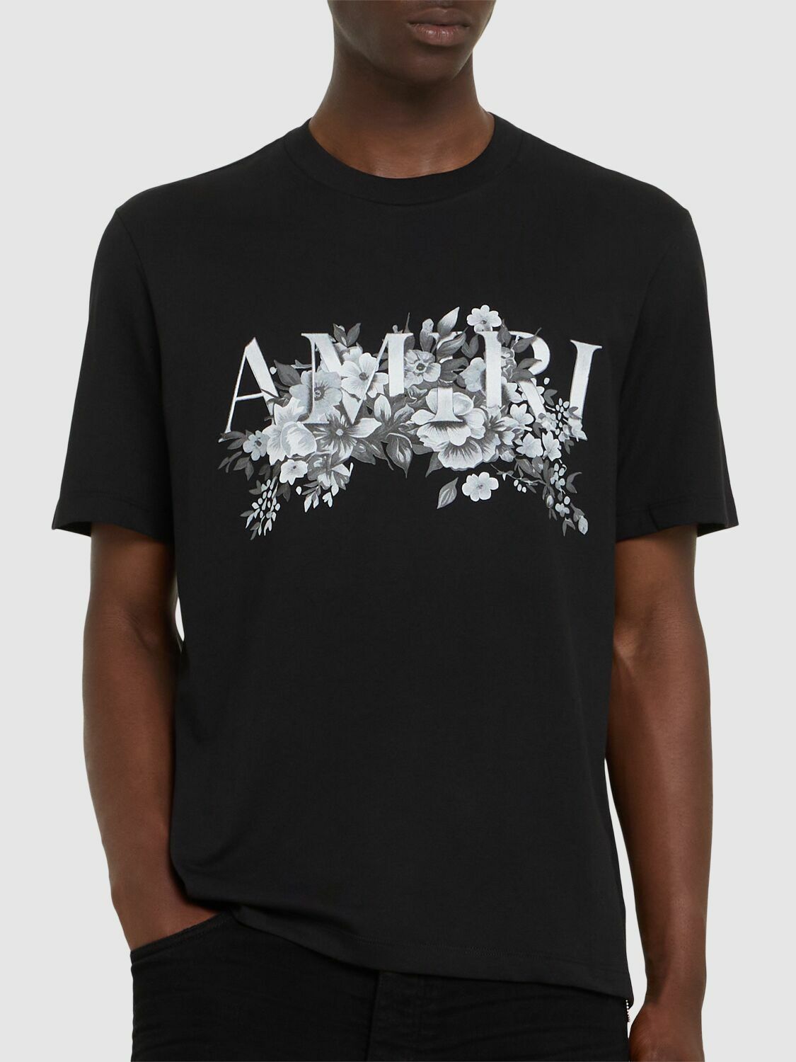 AMIRI Amiri Garden Print Cotton T-shirt Amiri