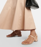 Burberry - Emily 20 leather thong sandals