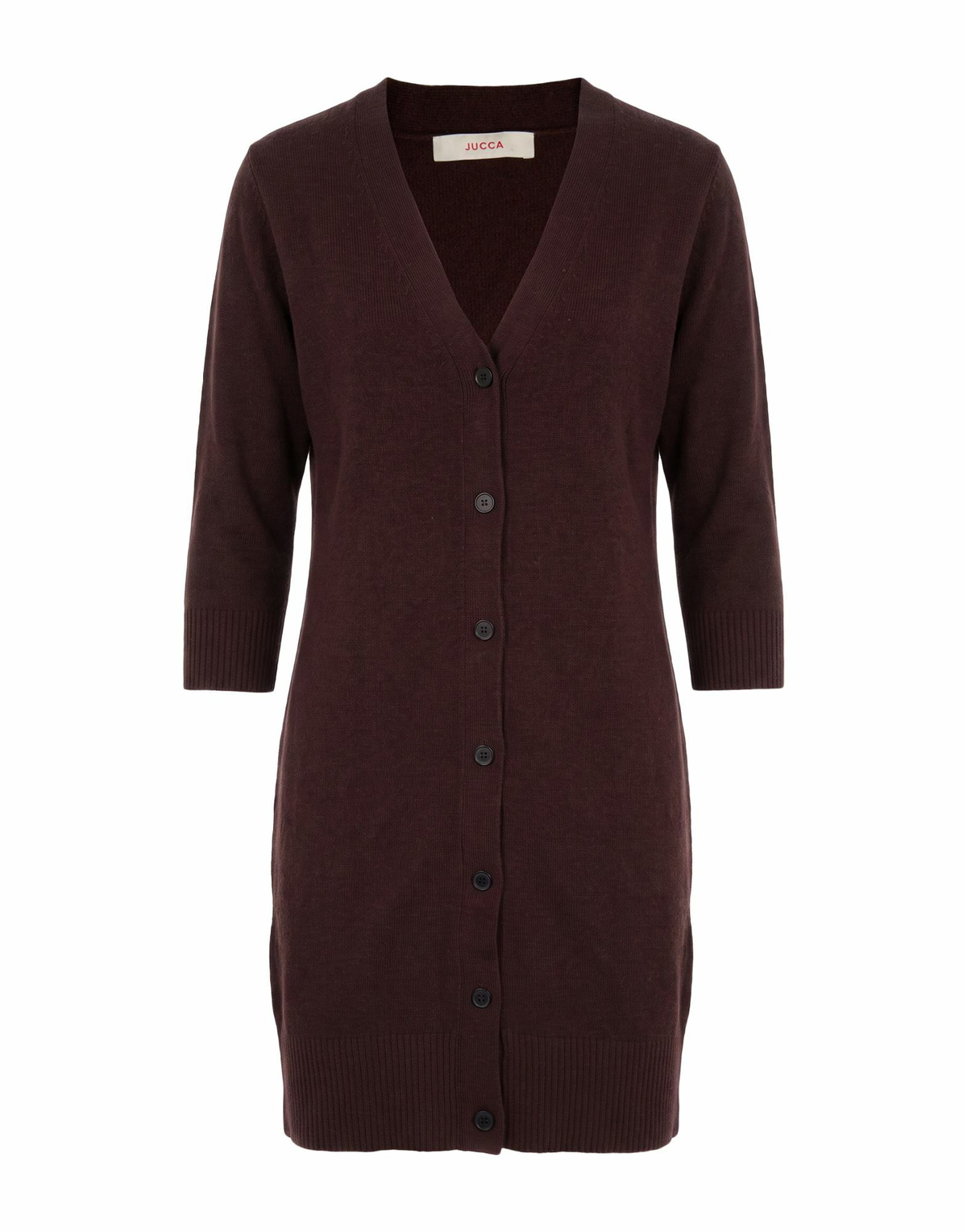 Jucca Womens Cardigan Dark in Brown