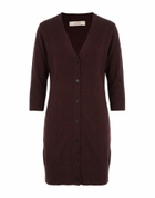 Jucca Womens Cardigan Dark in Brown