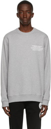 Burberry Grey Location Print Sweatshirt