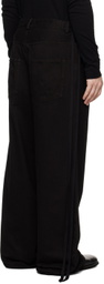 Ann Demeulemeester Black Olan 5 Pocket High-Comfort Jeans