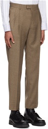 Tiger of Sweden Brown Pleated Trousers