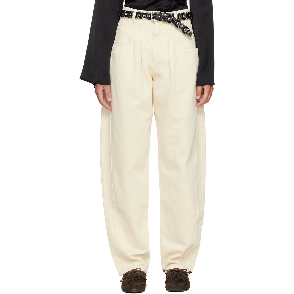 Isabel Marant Beige Lisha Jeans