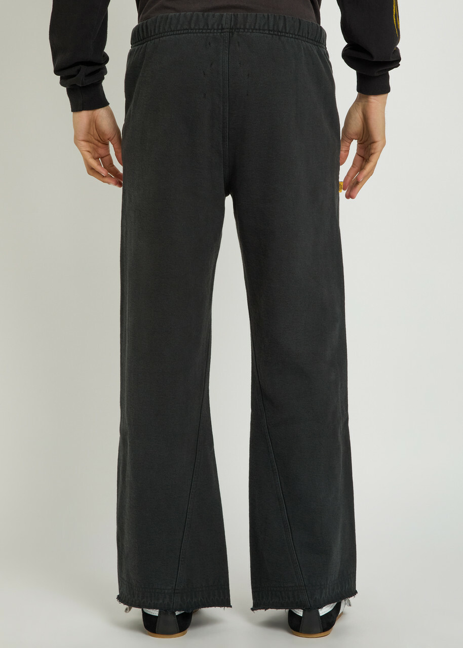 Gallery Dept. Panelled Cotton Sweatpants Black Grey