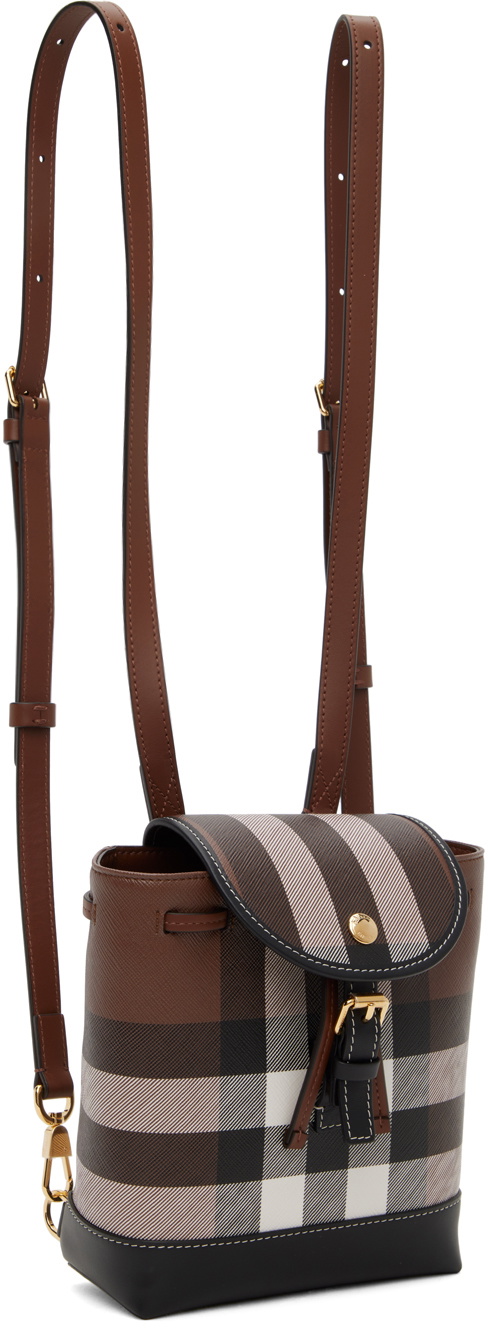 Burberry Brown Micro Backpack