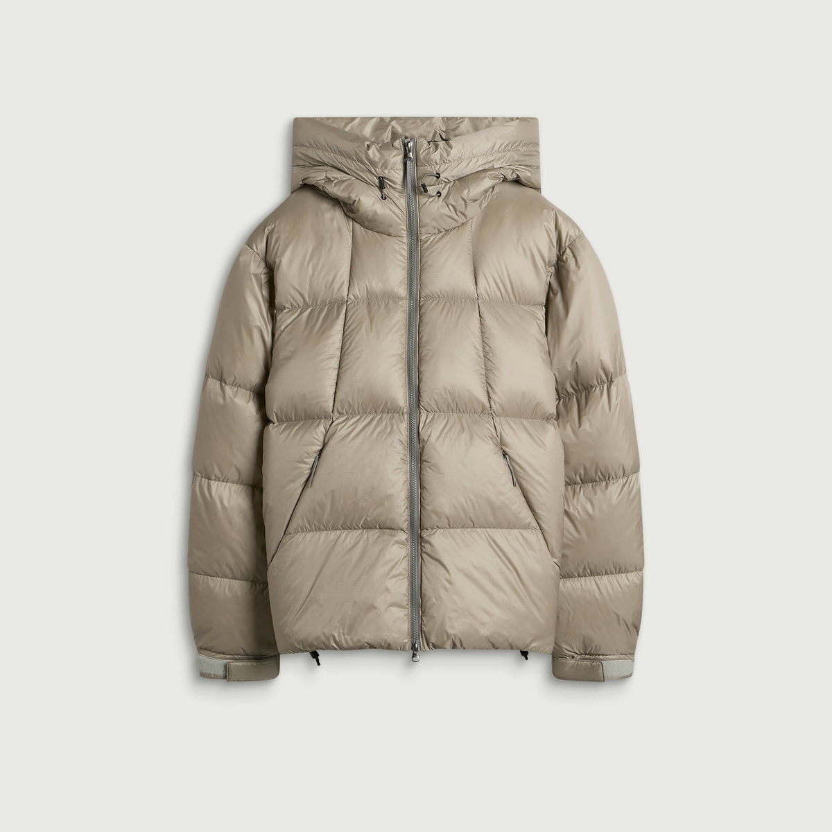 Goldwin Men's Crystalite Down Parka Jacket in Woody Beige
