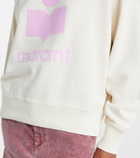Marant Etoile Logo cotton-blend fleece sweatshirt