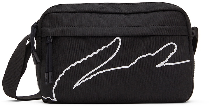 Photo: Lacoste Black Neocroc Messenger Bag