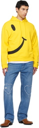 Moschino Yellow Smiley Organic Cotton Hoodie
