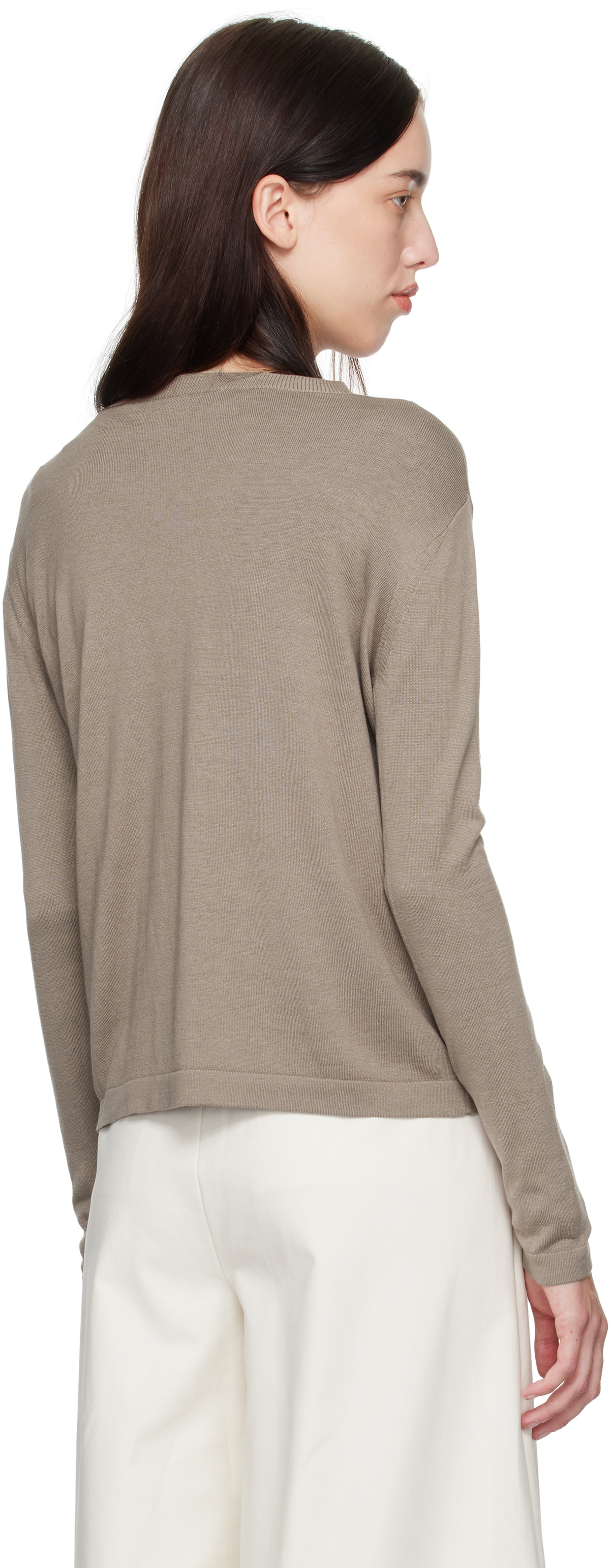 Max Mara Leisure Taupe Coimbra Sweater