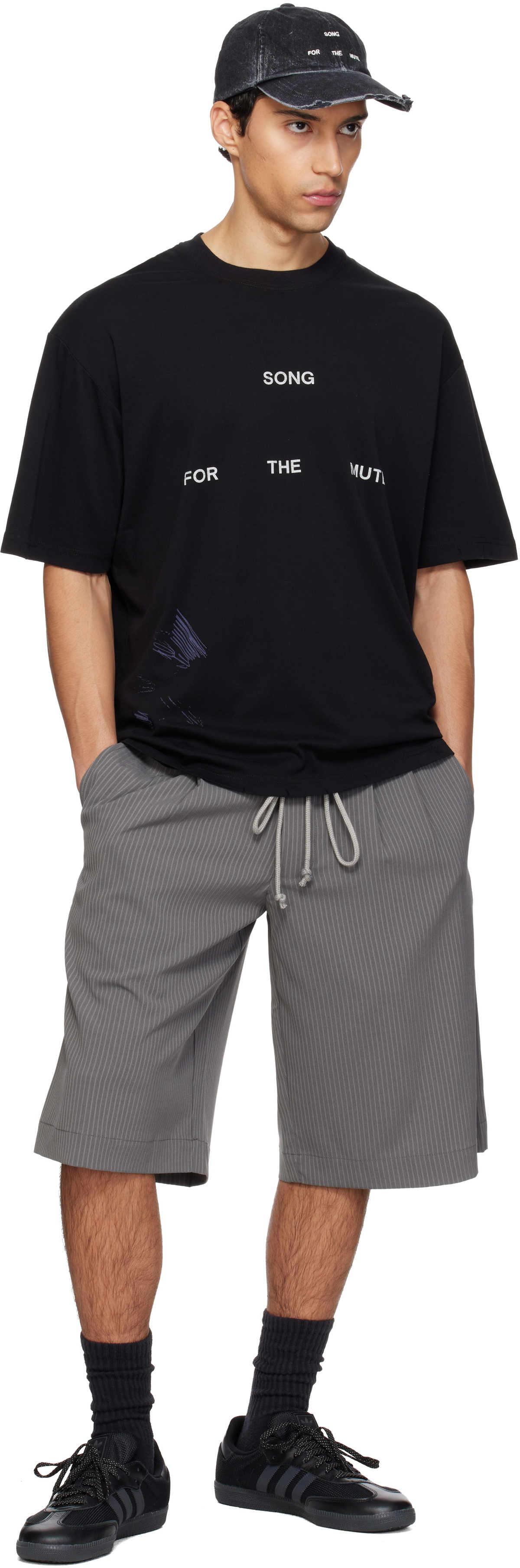 Song for the Mute Black Logo Oversized T-shirt