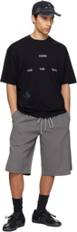 Song for the Mute Black Logo Oversized T-shirt