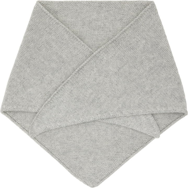 Photo: Yves Salomon Gray Bandana Scarf