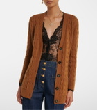 Valentino Cable-knit cashmere cardigan