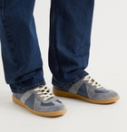 MAISON MARGIELA - Replica Leather and Suede Sneakers - Blue